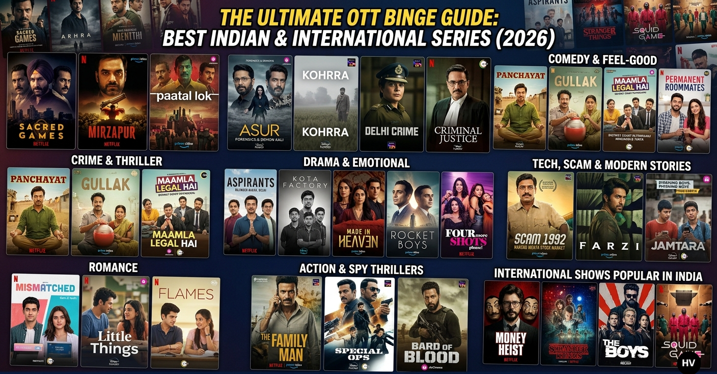 The Ultimate OTT Binge Guide: Best Indian & International Series to Watch in 2026